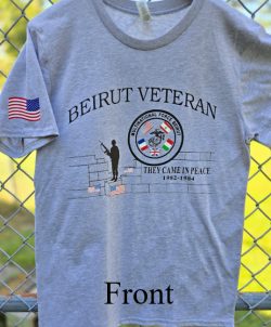 T-Shirt/NEW Beirut Veteran US Made